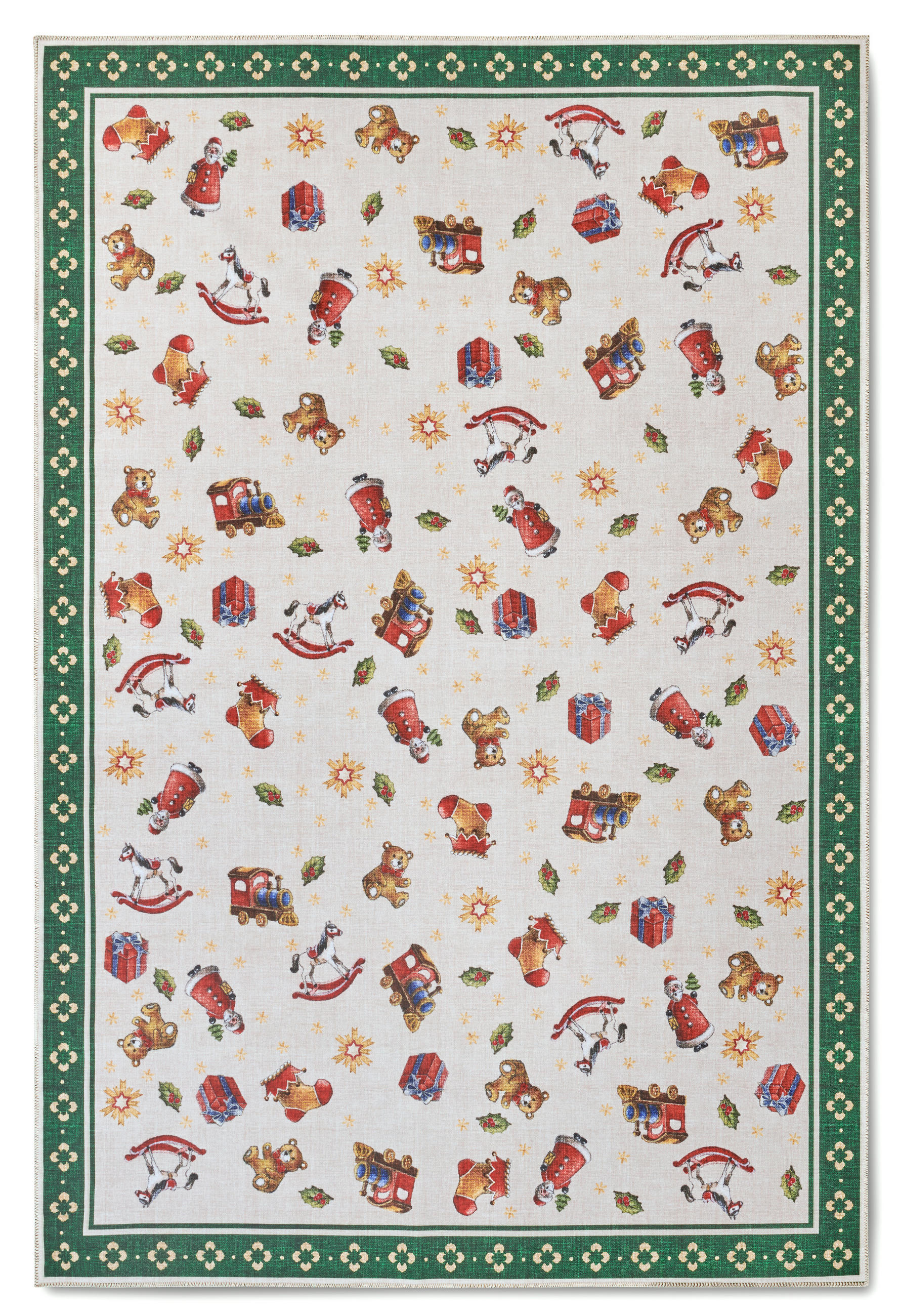 FLACHWEBETEPPICH 160/230 cm Toy's Delight Multicolor, Dunkelgrün  - Dunkelgrün/Multicolor, Design, Kunststoff/Textil (160/230cm) - Villeroy & Boch