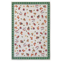 FLACHWEBETEPPICH 160/230 cm Toy's Delight Multicolor, Dunkelgrün  - Dunkelgrün/Multicolor, Design, Kunststoff/Textil (160/230cm) - Villeroy & Boch