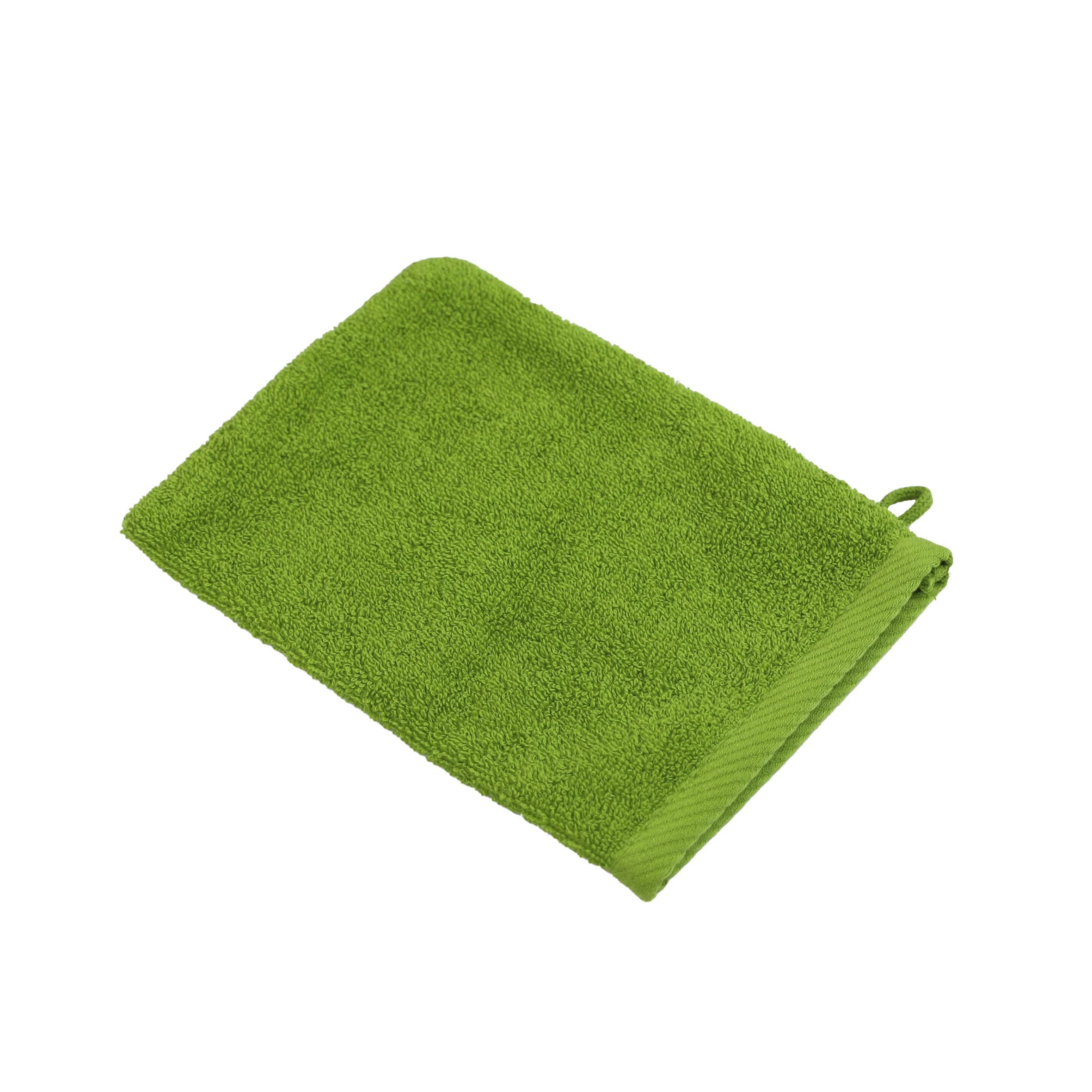 WASCHLAPPEN Quattro Hellgrün 4-teilig - Hellgrün, Basics, Textil (16/22cm) - Esposa