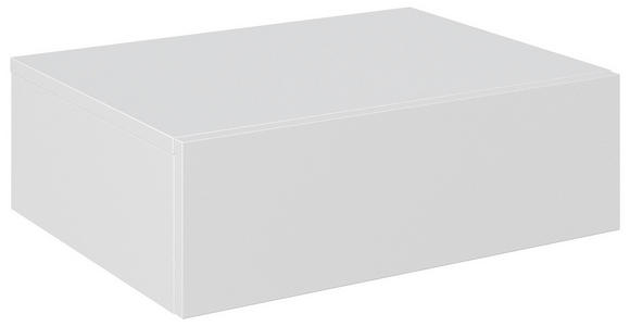 NACHTSCHRANK 50/16/40 cm - Weiß, Design, Holzwerkstoff (50/16/40cm) - Hom`in