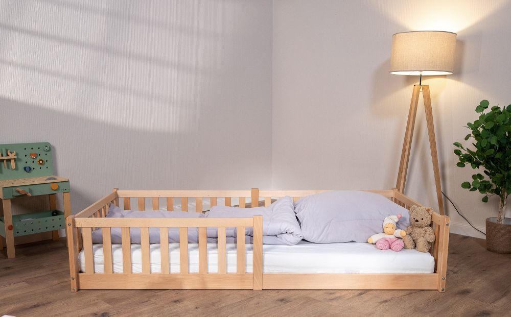 HAUSBETT  - Buchefarben, Basics, Holz (90/200cm) - tiSsi