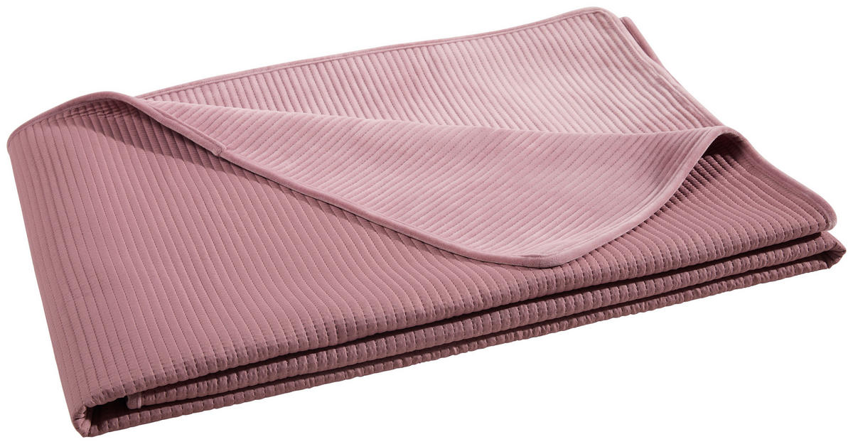 TAGESDECKE - Mauve, Textil (220/240cm) - Novel