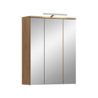 SPIEGELSCHRANK 60/77/21 cm  - Eiche Artisan, Trend, Glas/Holzwerkstoff (60/77/21cm) - MID.YOU