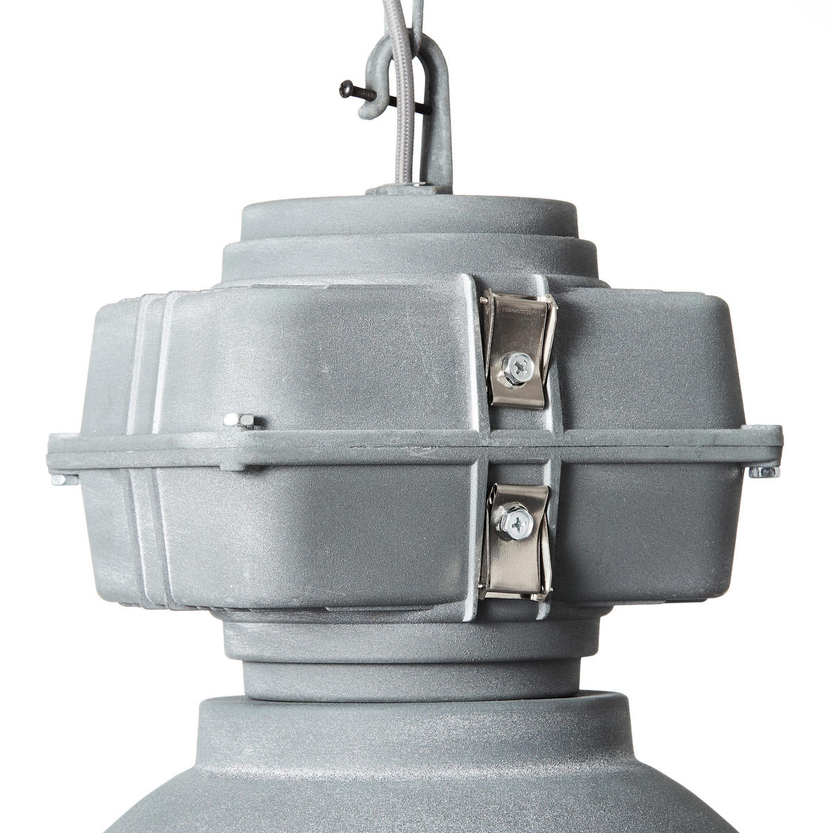 HÄNGELEUCHTE Anouk 47,5/130 cm   - Grau, LIFESTYLE, Glas/Metall (47,5/130cm)