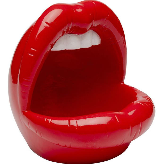 Kare-Design Skulptur Rot, Weiß 20x21x21 cm