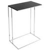 BEISTELLTISCH in Metall, Stein 68/50/30 cm  - Chromfarben/Graphitfarben, Design, Stein/Metall (68/50/30cm) - Novel