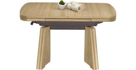 COUCHTISCH in Metall, Holzwerkstoff 90-131/65/56-75 cm  - Buchefarben, KONVENTIONELL, Holzwerkstoff/Metall (90-131/65/56-75cm) - Venda