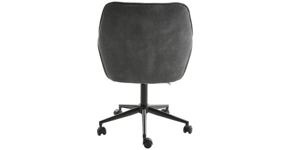 DREHSTUHL Grau, Schwarz - Schwarz/Grau, Design, Kunststoff/Textil (57/88-100/62cm) - Xora