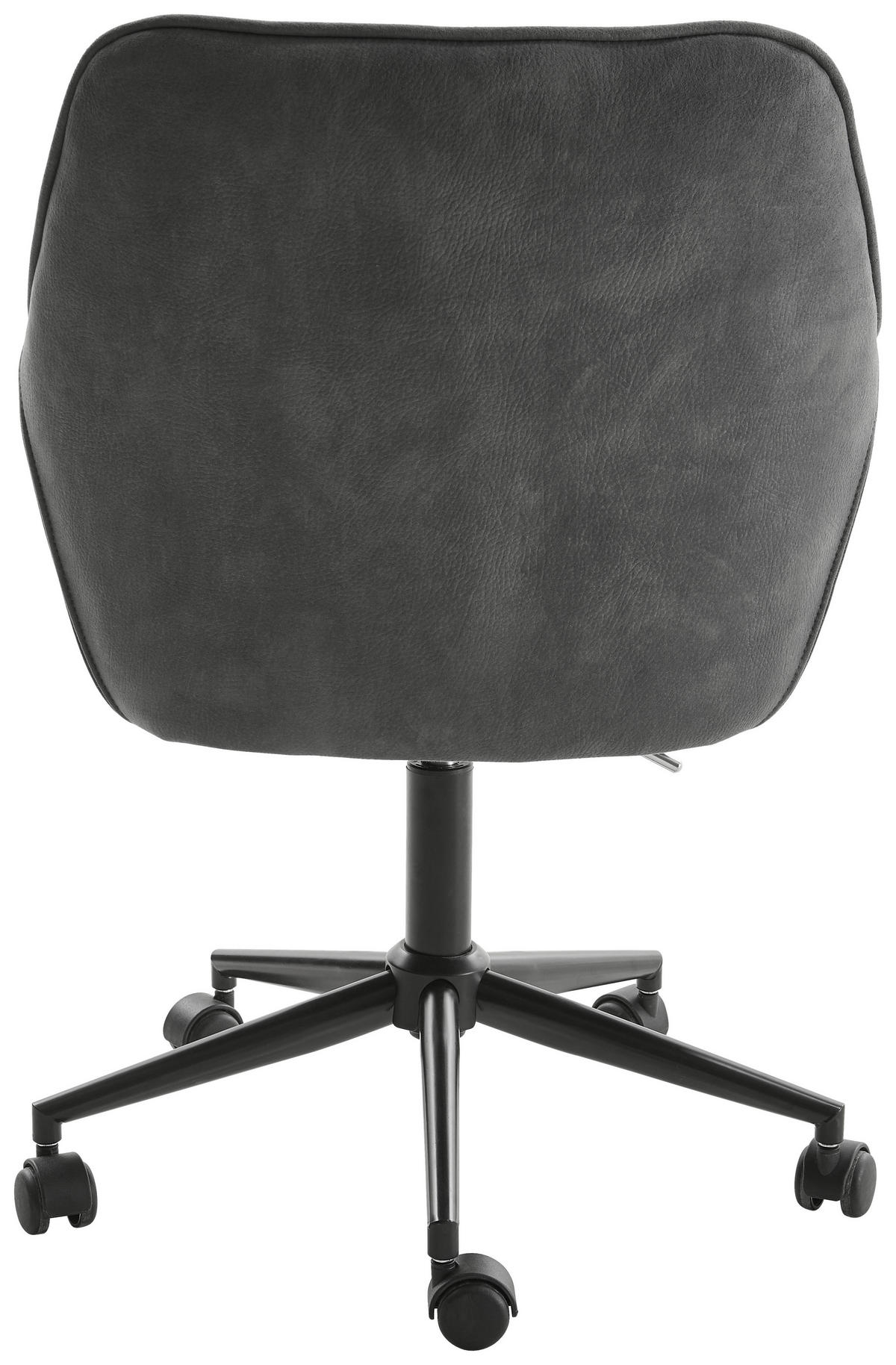 Scaun birou  gri, negru  - negru/gri, Design, plastic/metal (57/88-100/62cm) - Xora