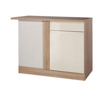 ECKUNTERSCHRANK 110/85/60 cm  in Creme  - Creme, Basics, Holzwerkstoff (110/85/60cm) - Held