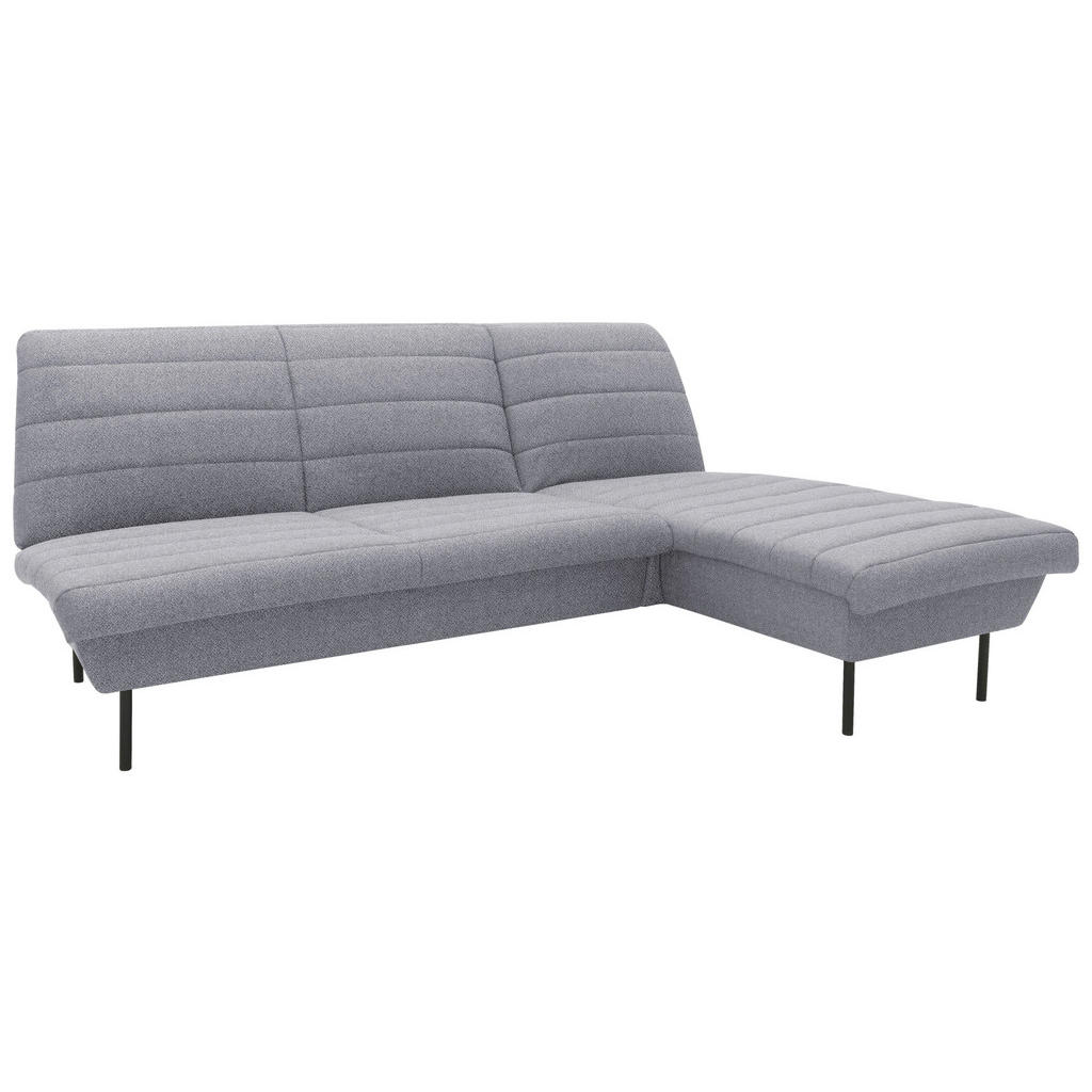 Thumbnail - Looks by W.Joop Ecksofa Looks IX, Grau, Hellblau, Textil, Uni, 2-Sitzer, nicht einzeln stellbar, L-Form, Ottomane rechts...