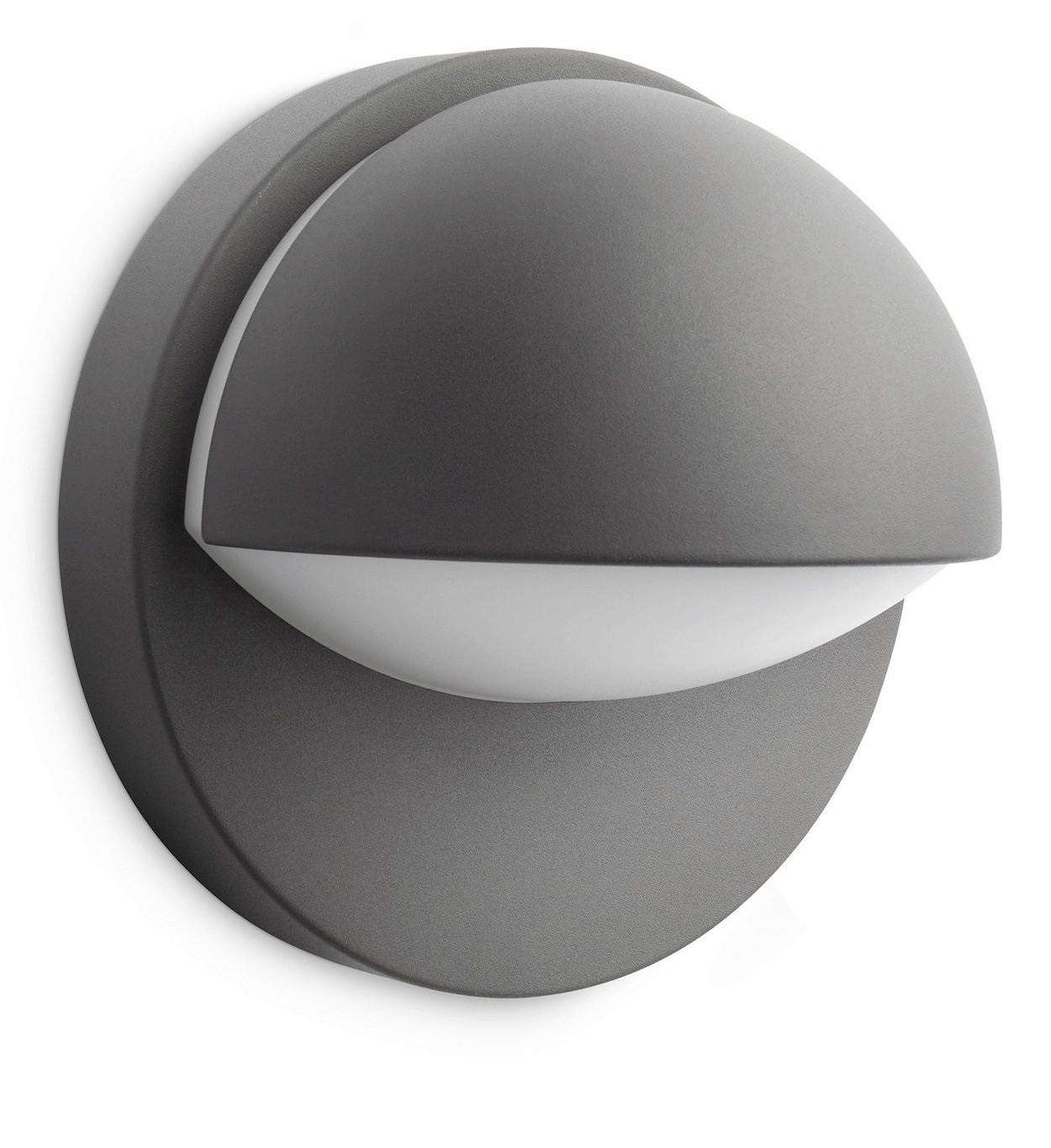 ZUNANJA STENSKA SVETILKA  JUNE       19,5/19,5/13,5 cm      - antracit, Basics, kovina (19,5/19,5/13,5cm) - Philips