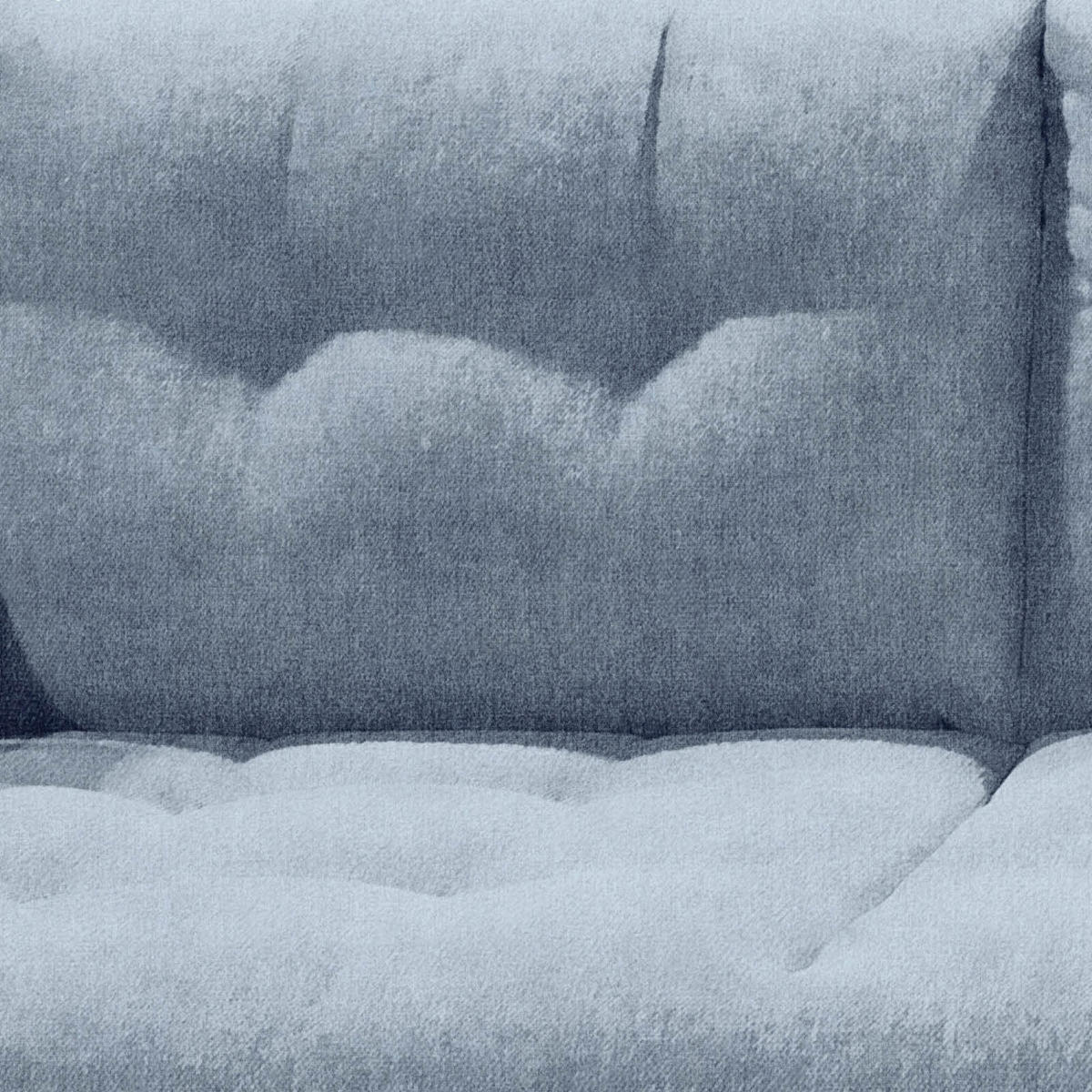 ECKSOFA in Mikrovelours Blau  - Blau, Konventionell, Holzwerkstoff/Kunststoff (193/283cm) - MID.YOU