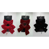 DEKOR MASNI - sötétvörös/piros, Basics, textil (15cm)