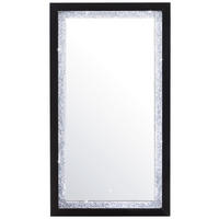 FALI TÜKÖR 100/180/5,5 cm    - fekete/ezüstszínű, Design, faalapú anyag/Üveg (100/180/5,5cm) - Xora