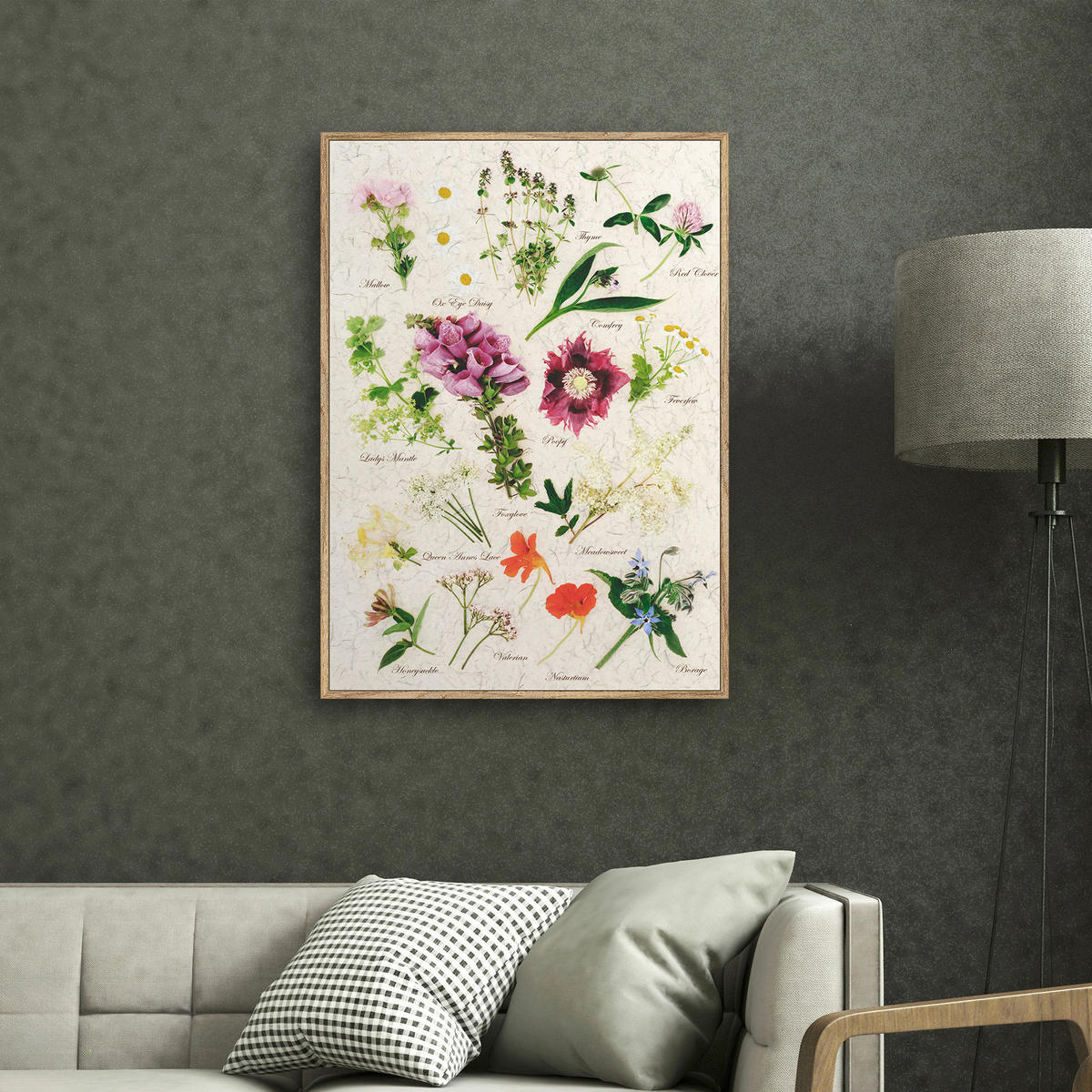 KUNSTDRUCK 51,2/71,2 cm  - Eichefarben/Multicolor, Basics, Papier/Holzwerkstoff (51,2/71,2cm) - Monee