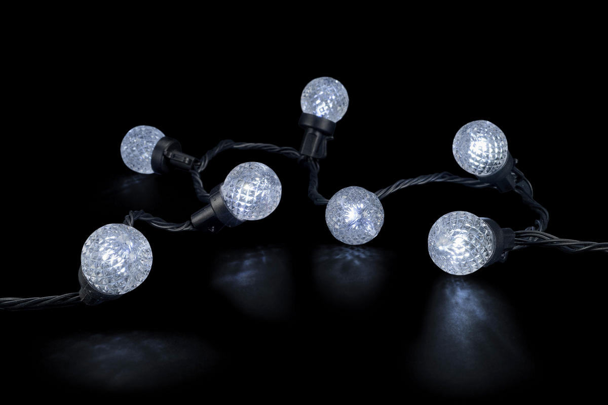 LICHTERVORHANG - Dunkelgrün, Basics, Kunststoff (1000cm)