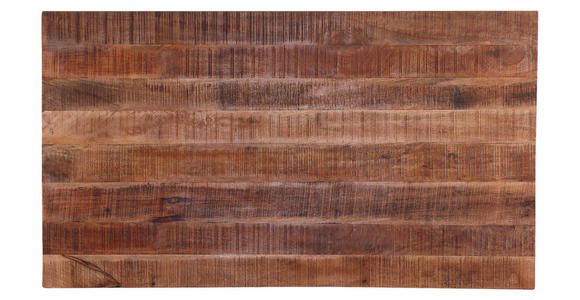 ESSTISCH 160/90/76 cm Mangoholz massiv Holz Naturfarben rechteckig  - Schwarz/Naturfarben, LIFESTYLE, Holz/Metall (160/90/76cm) - Landscape