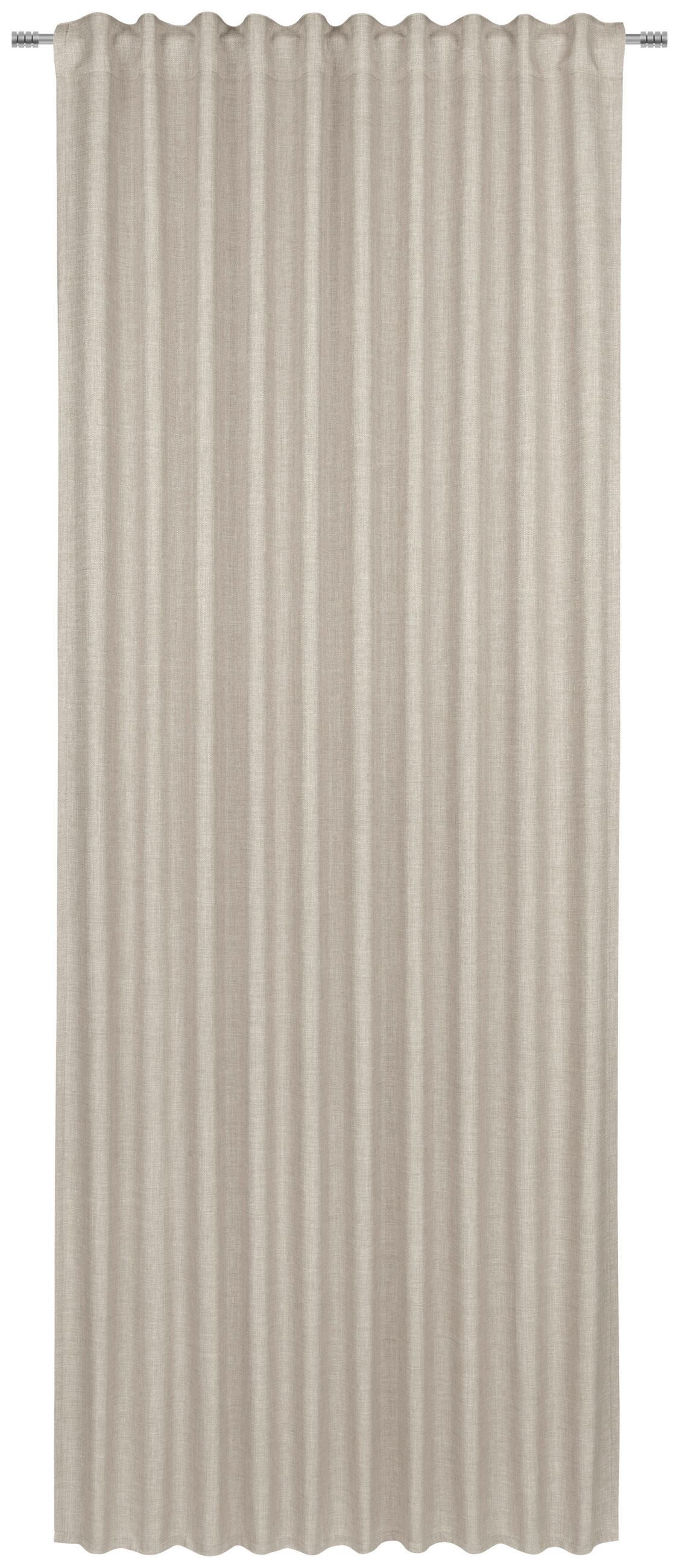 FERTIGVORHANG  blickdicht  140/245 cm   - Beige, Basics, Textil (140/245cm) - Boxxx