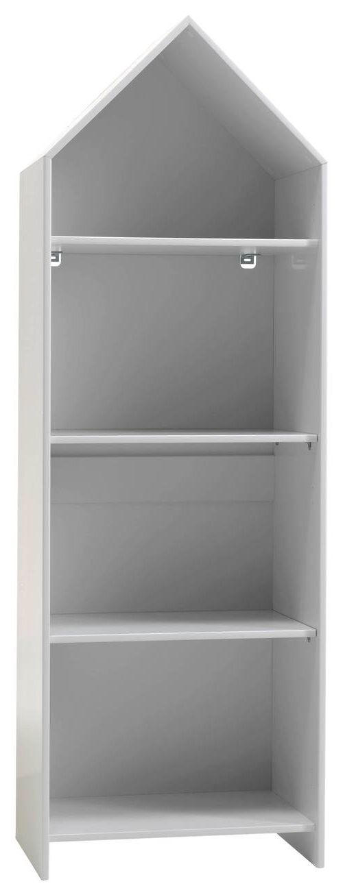 DETSKÝ REGÁL, biela, 57,6/171,3/37 cm - biela, Basics, kompozitné drevo (57,6/171,3/37cm) - MID.YOU