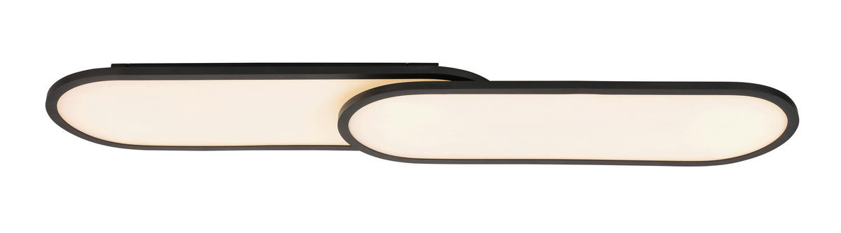 PANOU LED - negru, Design, plastic/metal (111,4/25/7,1cm) - Novel