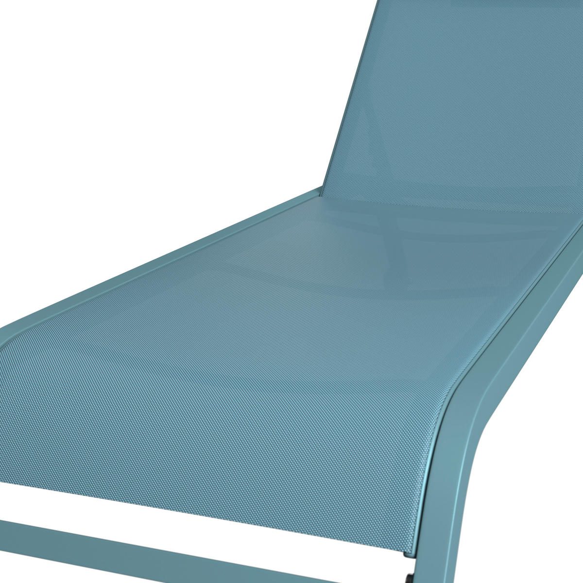 KERTI NAPOZÓÁGY 198/87/62 cm  - kék/zöld, Design, textil/fém (198/87/62cm) - Ambia Garden