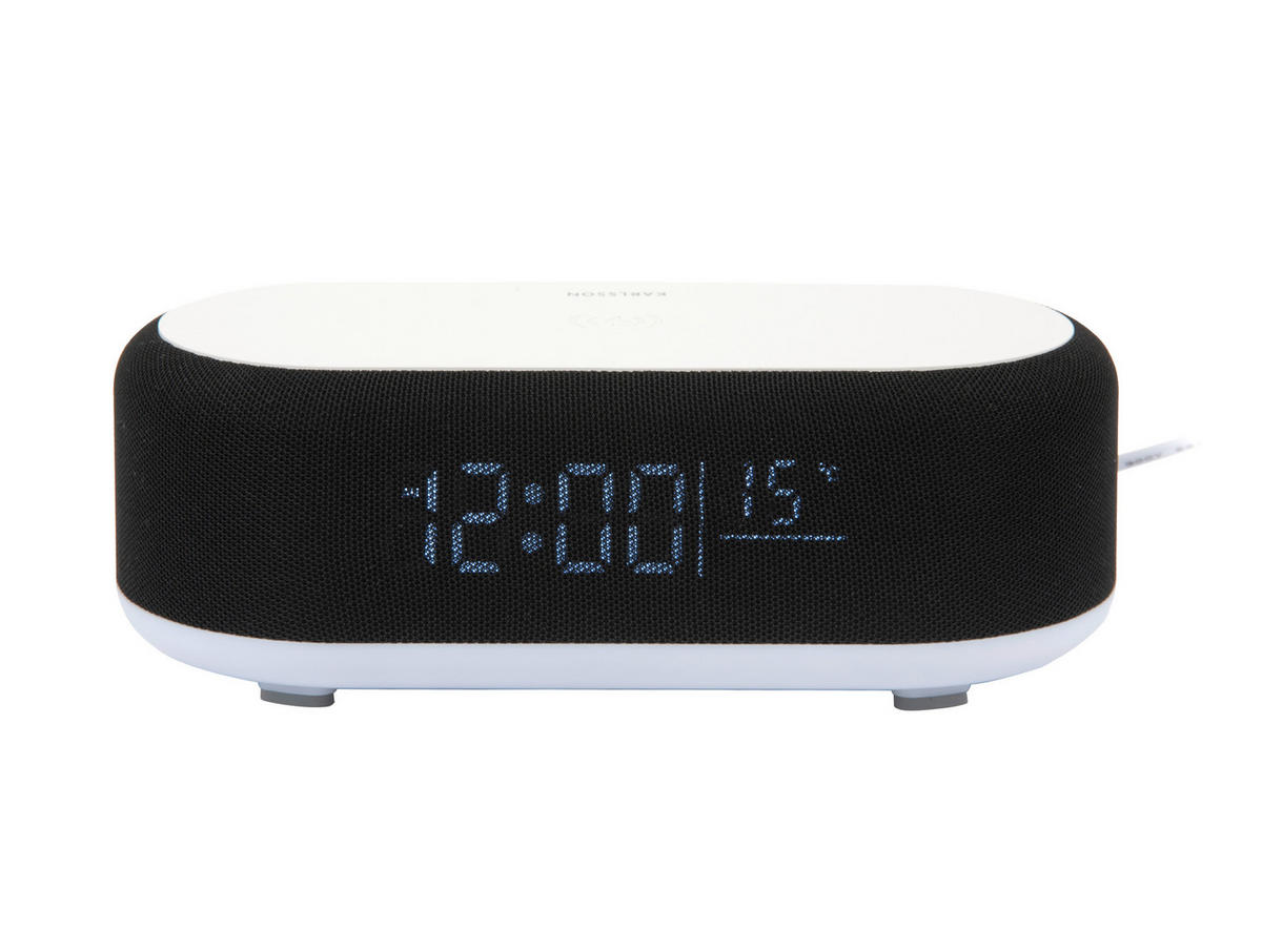 WECKER Vogue Schwarz  - Schwarz, Basics, Kunststoff (19/9/7cm) - Karlsson