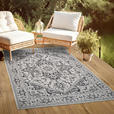 OUTDOORTEPPICH 160/230 cm Plutus Grau, Schwarz  - Schwarz/Grau, Design, Kunststoff (160/230cm) - Novel
