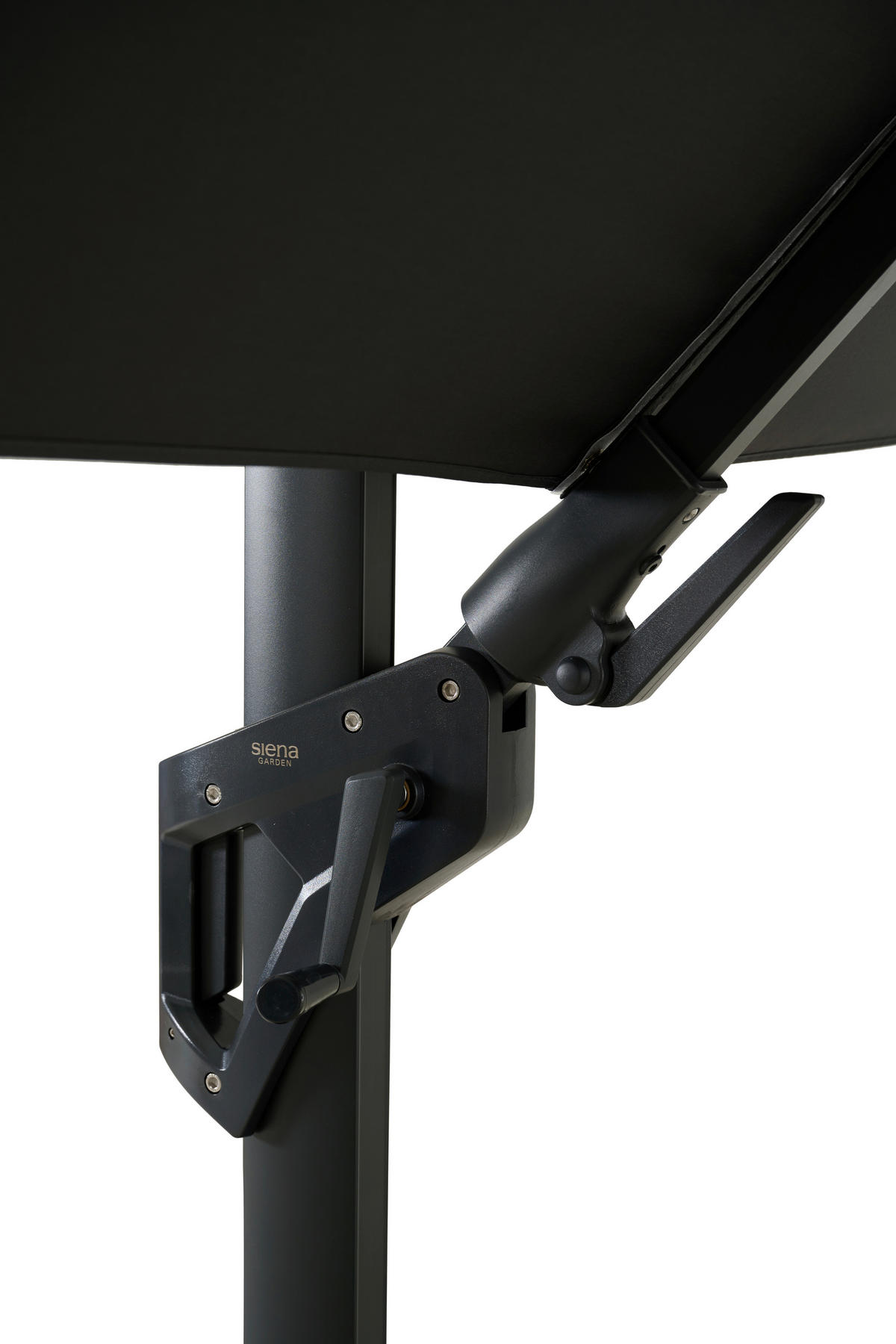 AMPELSCHIRM 300 cm Anthrazit  - Anthrazit, MODERN, Textil/Metall (300/300cm) - Siena Garden