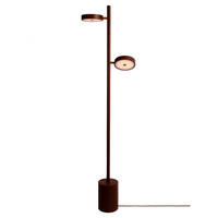 STEHLEUCHTE 20/146 cm  - Dunkelbraun/Weiß, Trend, Holz (20/146cm) - Good & Mojo