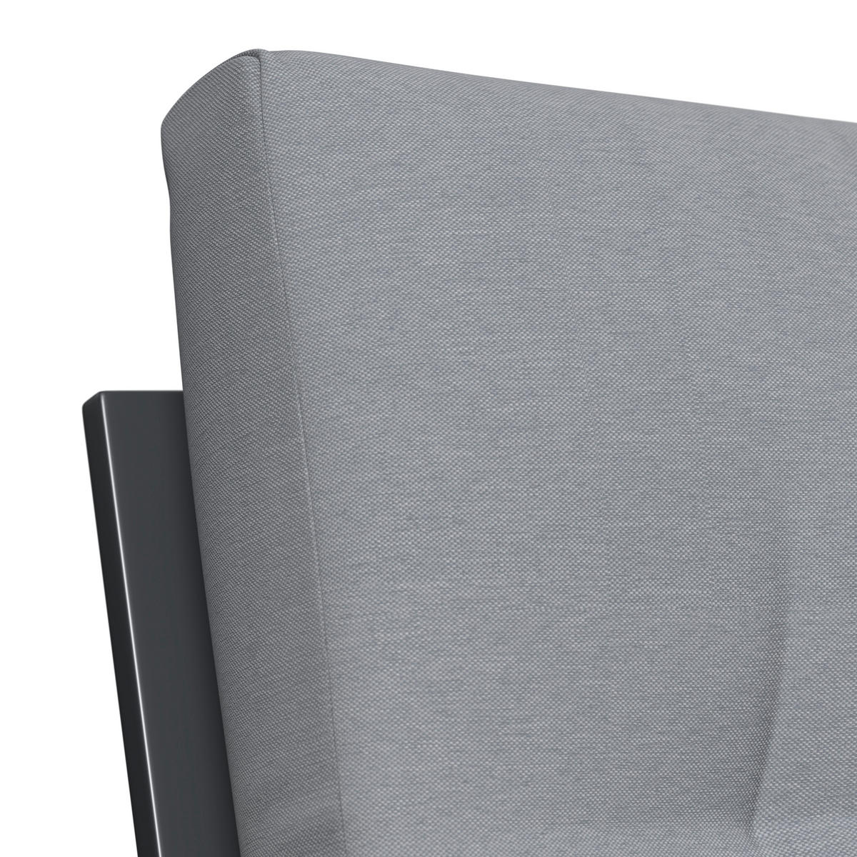 LOUNGEGARNITUR 4-teilig   120/81/80 cm Eisen  - Anthrazit/Naturfarben, Basics, Kunststoff/Textil (120/81/80cm) - Ambia Garden