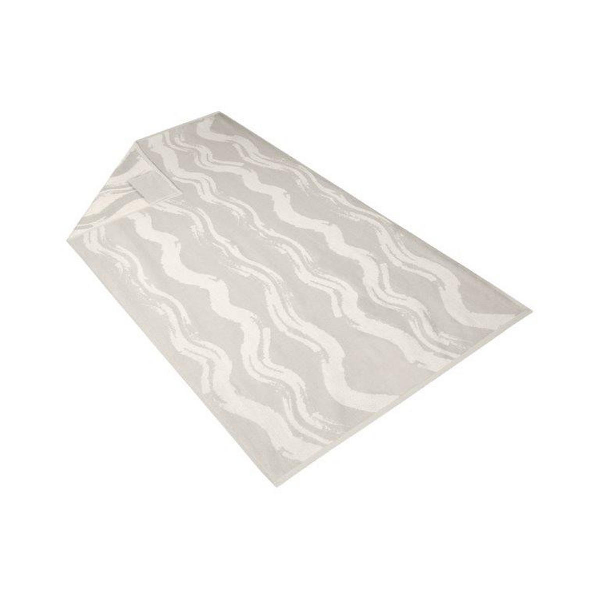 RUČNIK ZA PLAŽU 180/100 cm , siva  coast lines  - siva, Konvencionalno, tekstil (180/100cm) - Vossen