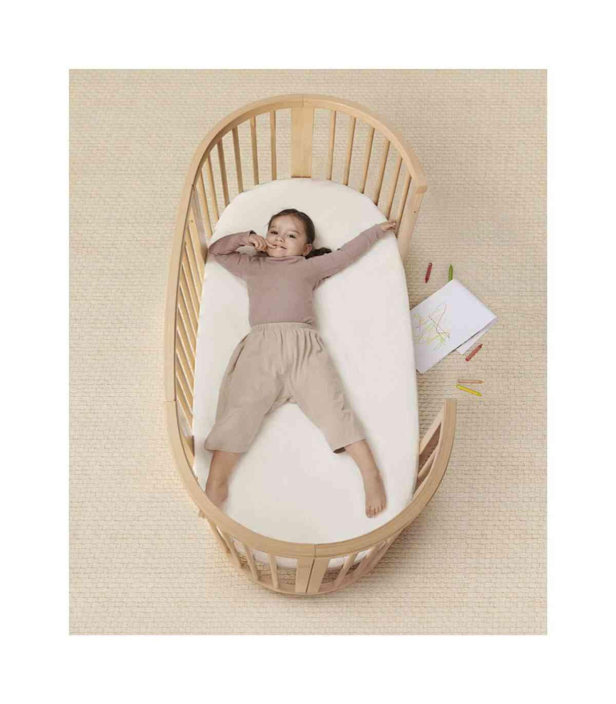 GITTERBETT Sleepi V3  141/74/78 cm   - Naturfarben, Basics, Holz (141/74/78cm) - Stokke