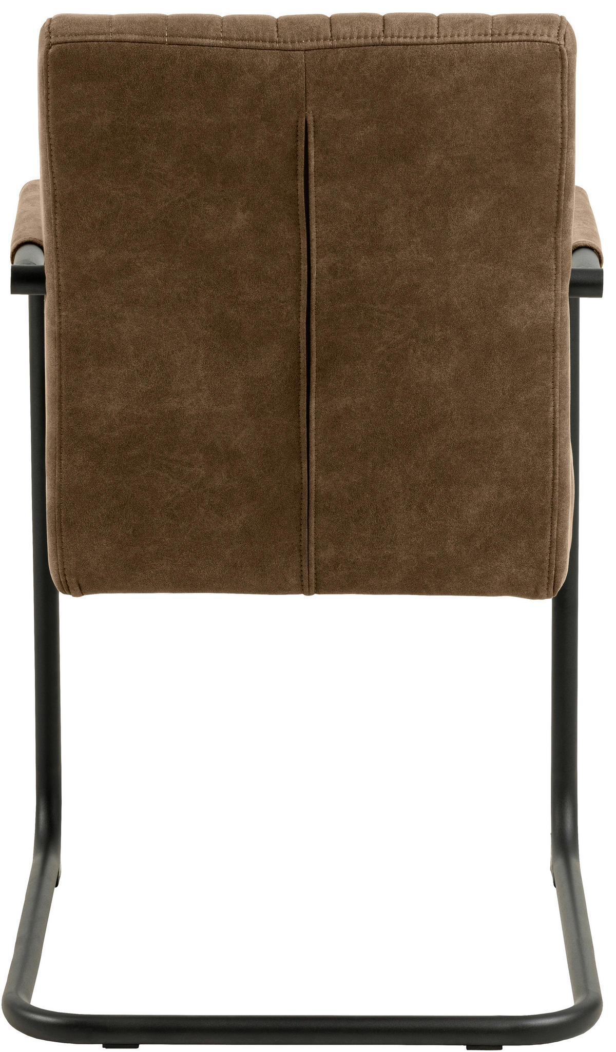 ARMLEHNSTUHL  in Webstoff  - Hellbraun/Schwarz, Design, Textil/Metall (50,5/84,5/64,5cm) - MID.YOU