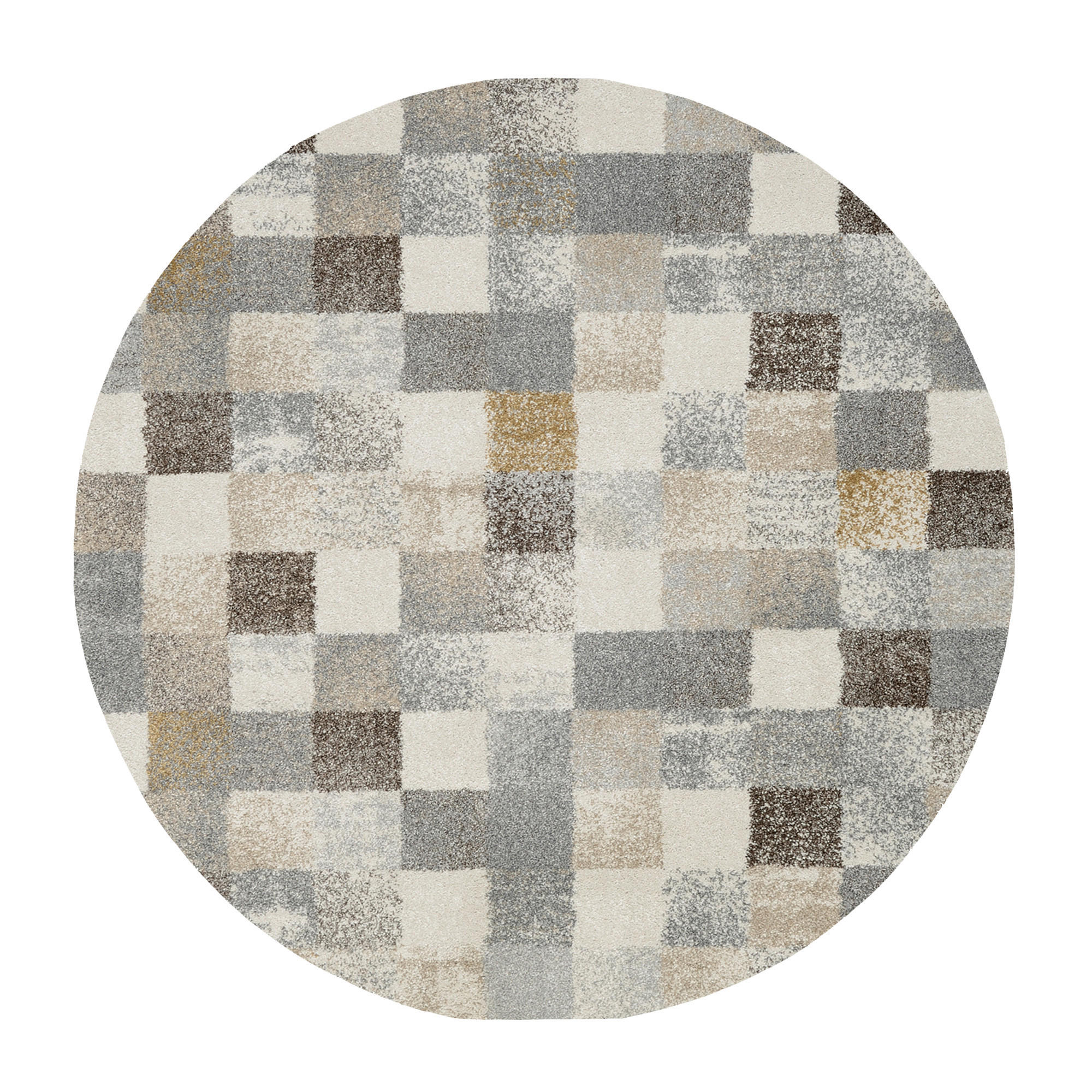 WEBTEPPICH 120/120 cm Grau  - Grau, Design, Textil (120/120cm) - Novel