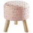 HOCKER Tanne Hellbraun, Rosa - Hellbraun/Pink, Holz/Textil (32/33cm) HOCKER Tanne Hellbraun, Rosa - Hellbraun/Pink, Holz/Textil (32/33cm)