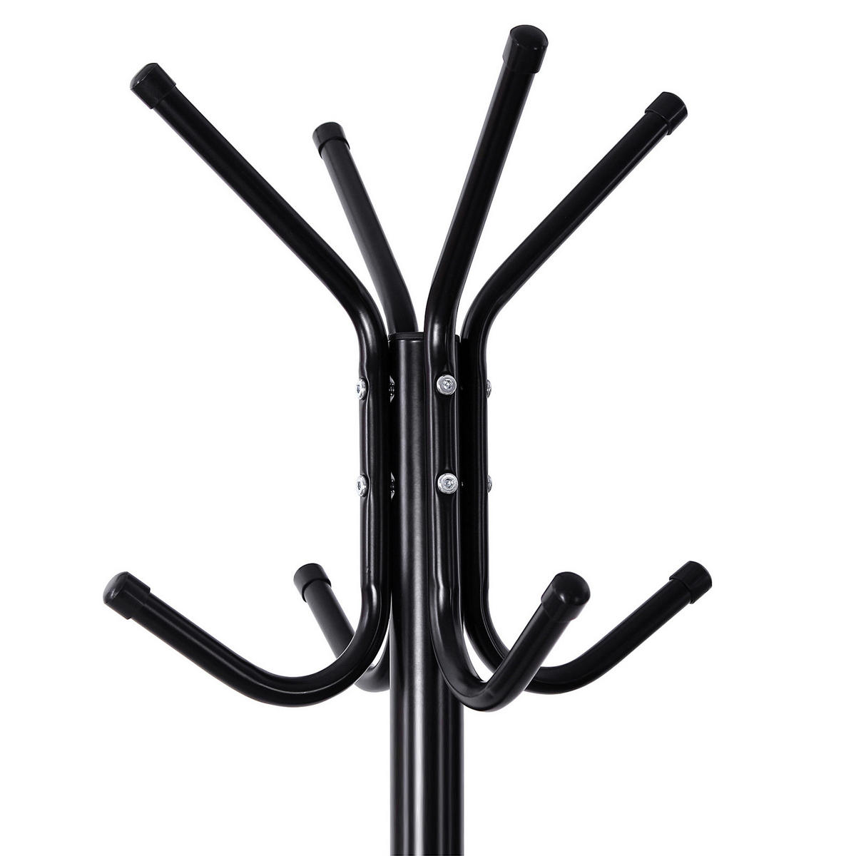 GARDEROBENSTÄNDER in Schwarz 49/176/49 cm   - Schwarz, Trend, Metall (49/176/49cm) - Boxxx