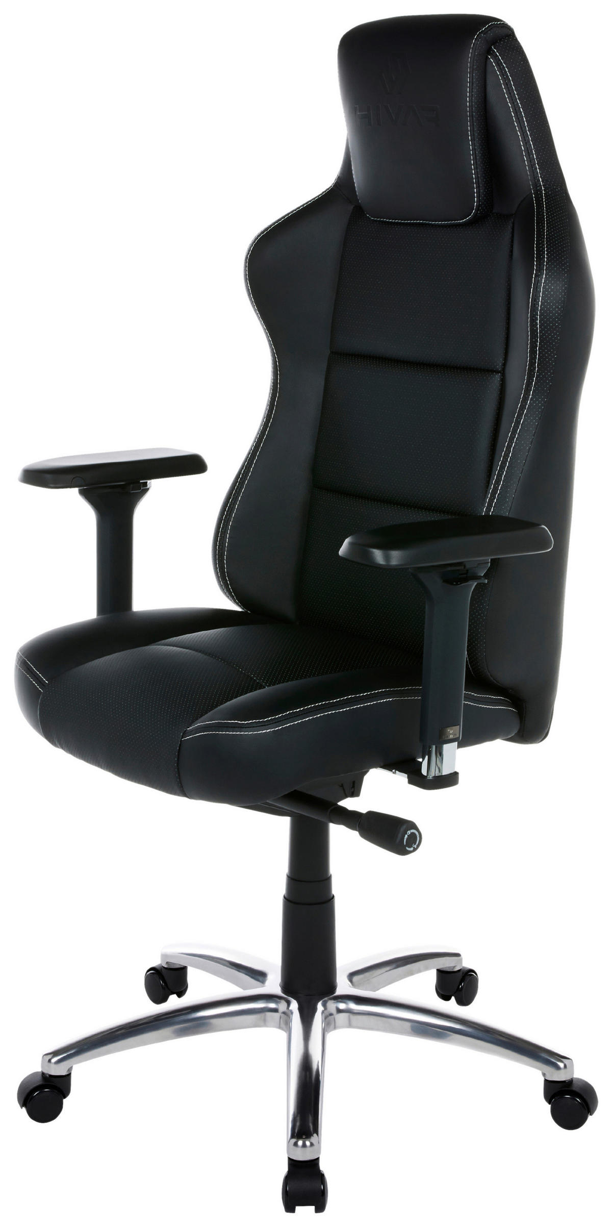 EQLIPSE Night Silver Schwarz, Silberfarben, Weiß Metall, Textil   - Silberfarben/Schwarz, LIFESTYLE, Textil/Metall (79/142/77cm) - HIVAR