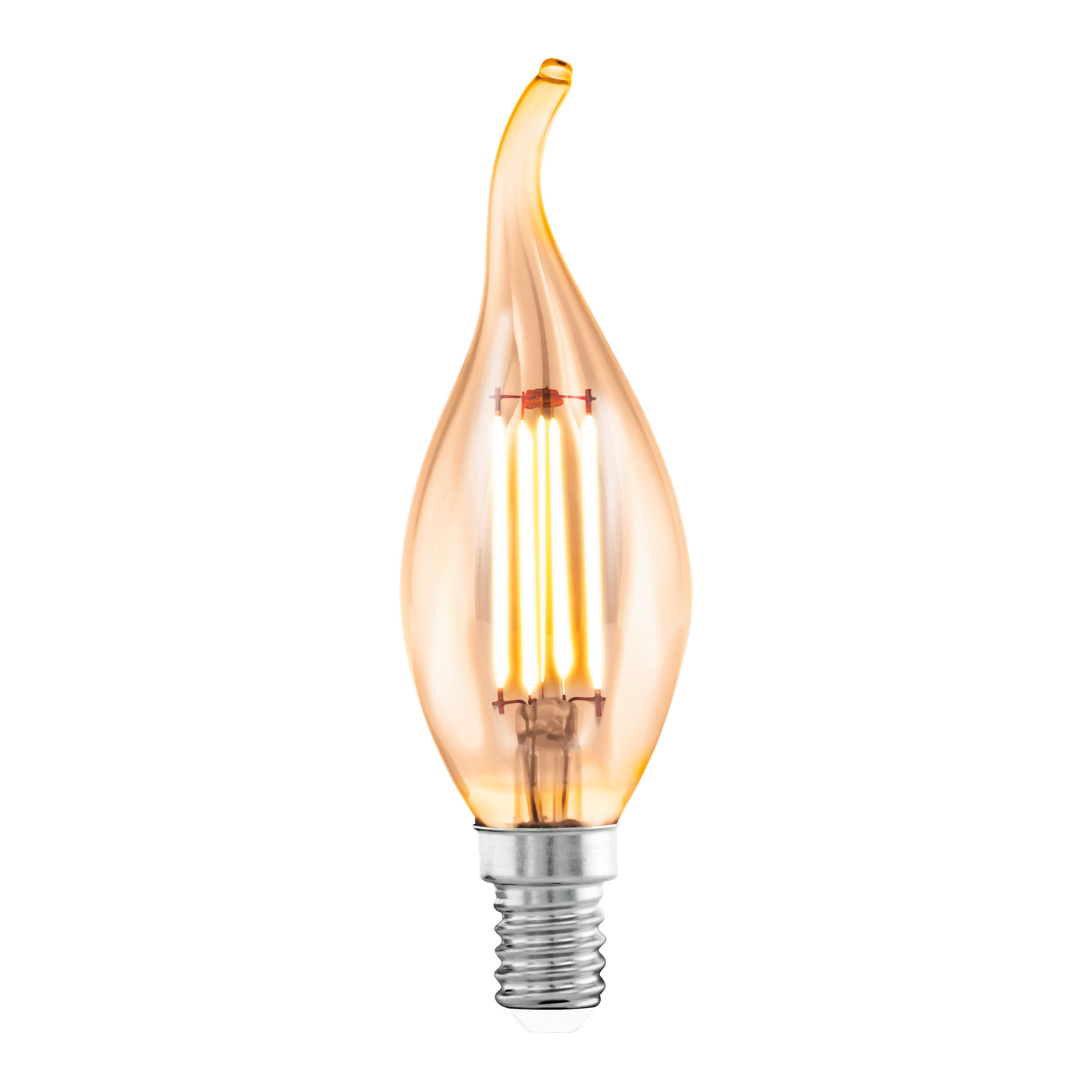 BEC LED - culoare chihlimbar, Basics, sticlă (3,5/12,1cm) - Homeware