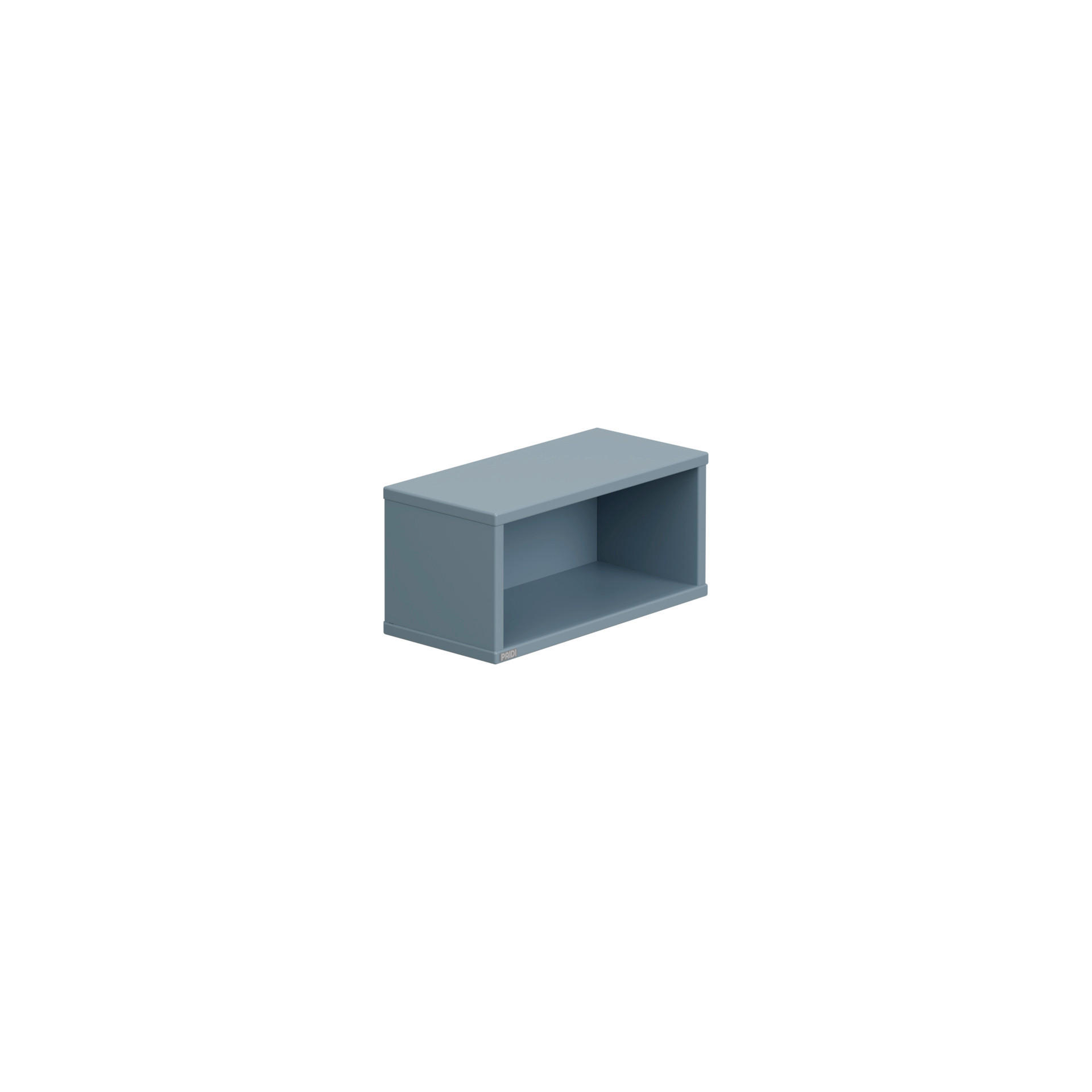WANDREGAL 40/18,5/18,7 cm  - Blau, Design, Holzwerkstoff (40/18,5/18,7cm) - Paidi