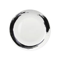 PLITVI KROŽNIK  MADISON ORBIT  keramika   27/3 cm      - črna/bela, Basics, keramika (27/3cm) - Tognana
