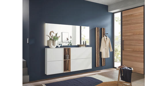 GARDEROBENPANEEL  in 20/174/8 cm  - Anthrazit/Dunkelbraun, Design, Holz/Metall (20/174/8cm) - Johann Jakob