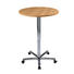 STEHTISCH - Chromfarben/Buchefarben, KONVENTIONELL, Holzwerkstoff/Metall (80/72-114/80cm) STEHTISCH - Chromfarben/Buchefarben, KONVENTIONELL, Holzwerkstoff/Metall (80/72-114/80cm)