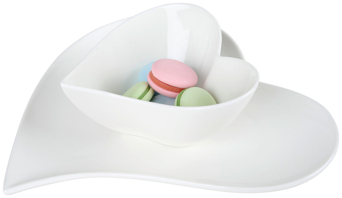 TÁLKA  - fehér, Basics, kerámia (12/12/6cm)