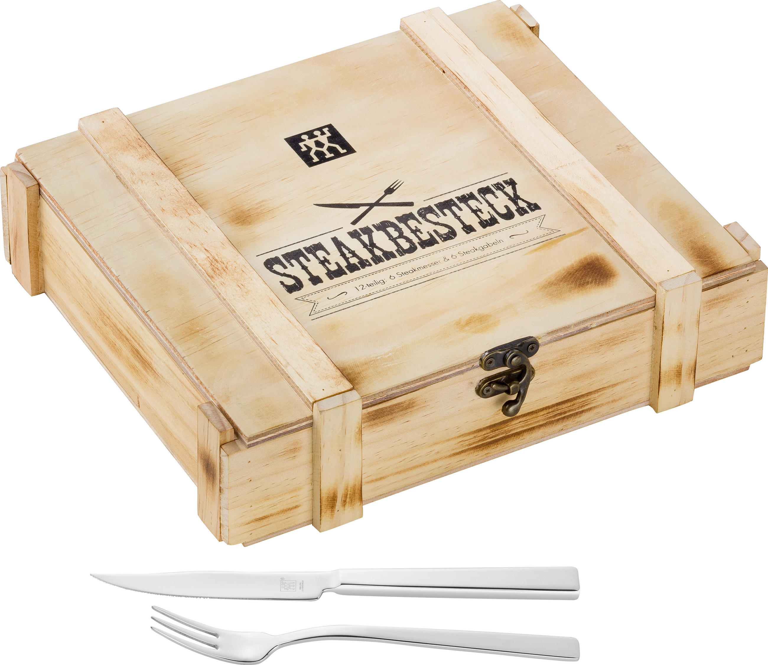 STEAKBESTECK Specials 12-teilig  - Edelstahlfarben, Basics, Metall - Zwilling
