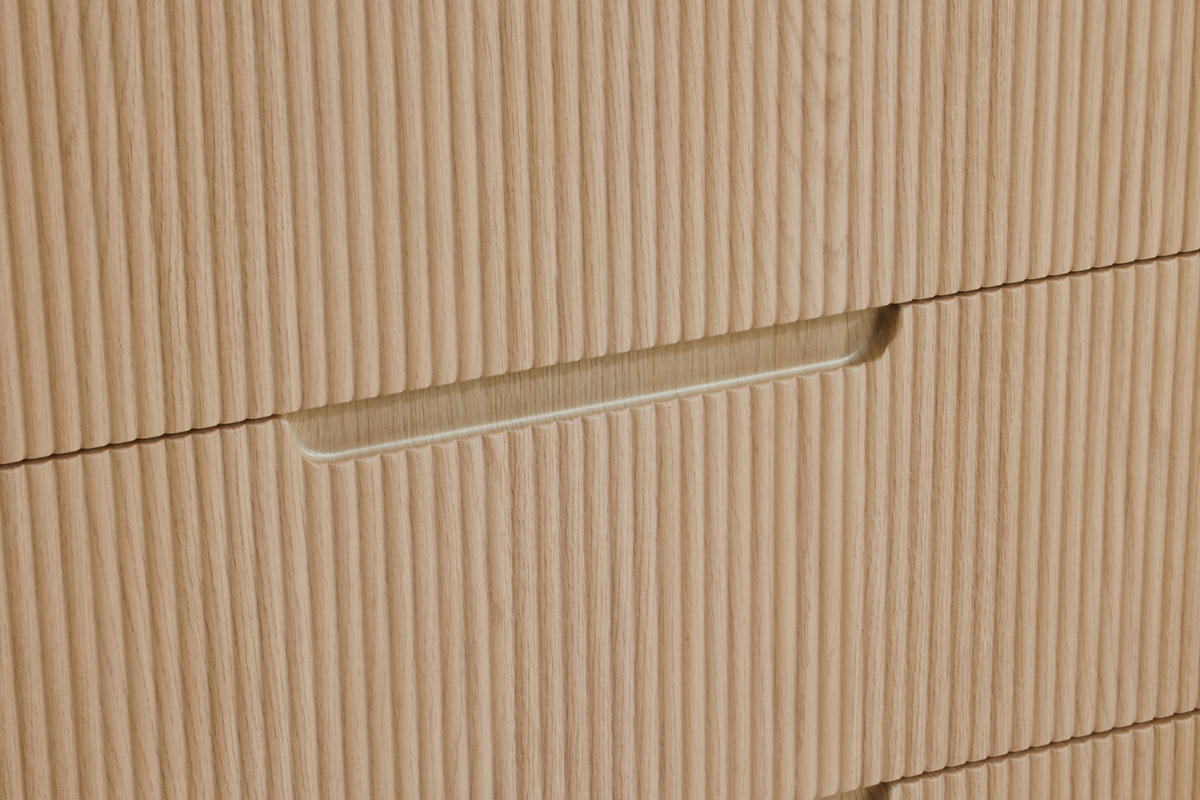 KOMODA ZA PREVIJANJE  Jonte  - boje hrasta/bež, Basics, drvni materijal (124/95/56cm) - Paidi