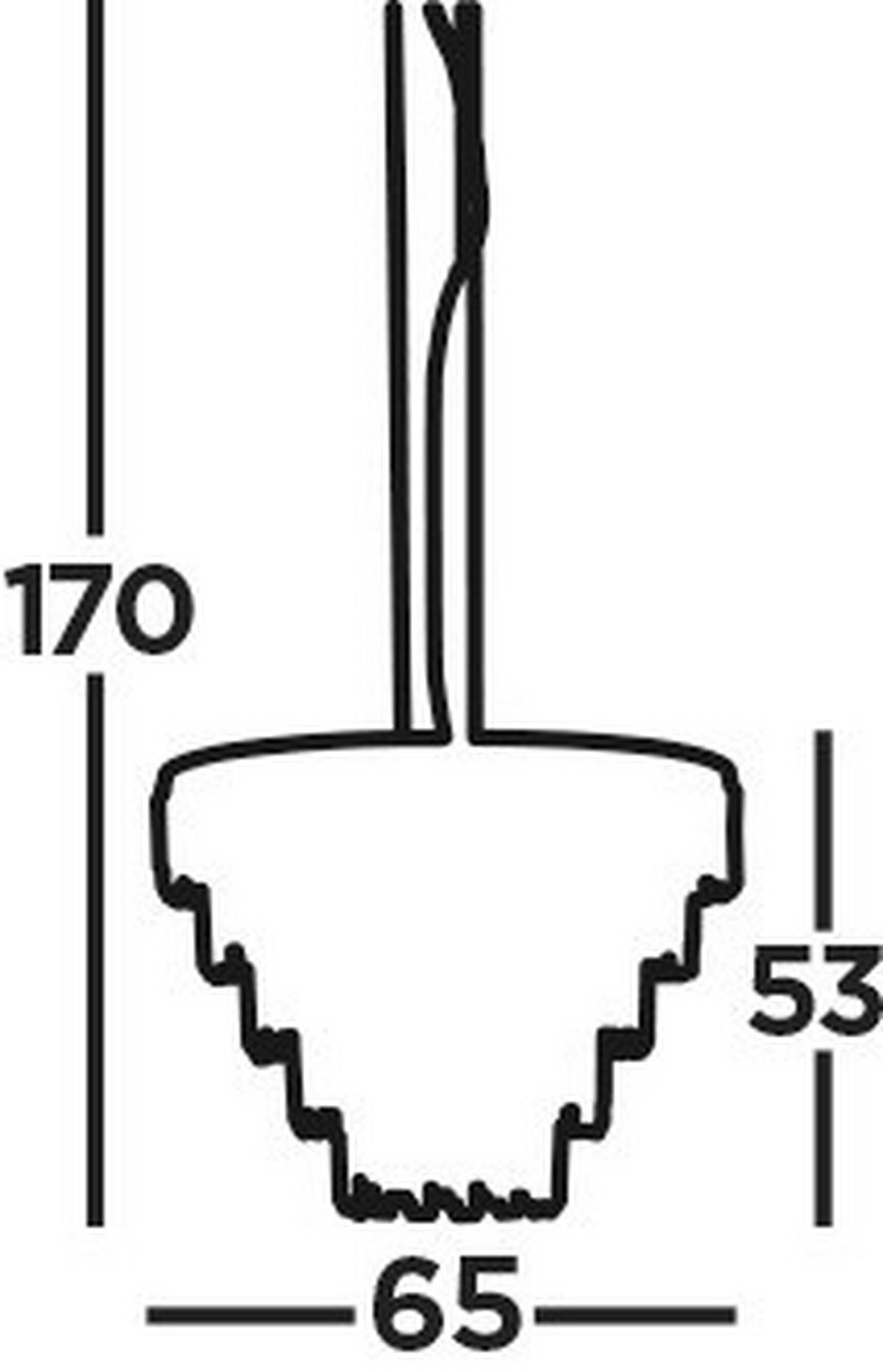 KRISTALNA VISEĆA SVJETILJKA  65/53-170 cm      Clarissa  - prozirno/boje kroma, Design, staklo/metal (65/53-170cm)