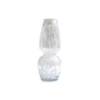 VÁZA, sklo, 41,5 cm - bílá, Basics, sklo (17/17/41,5cm)