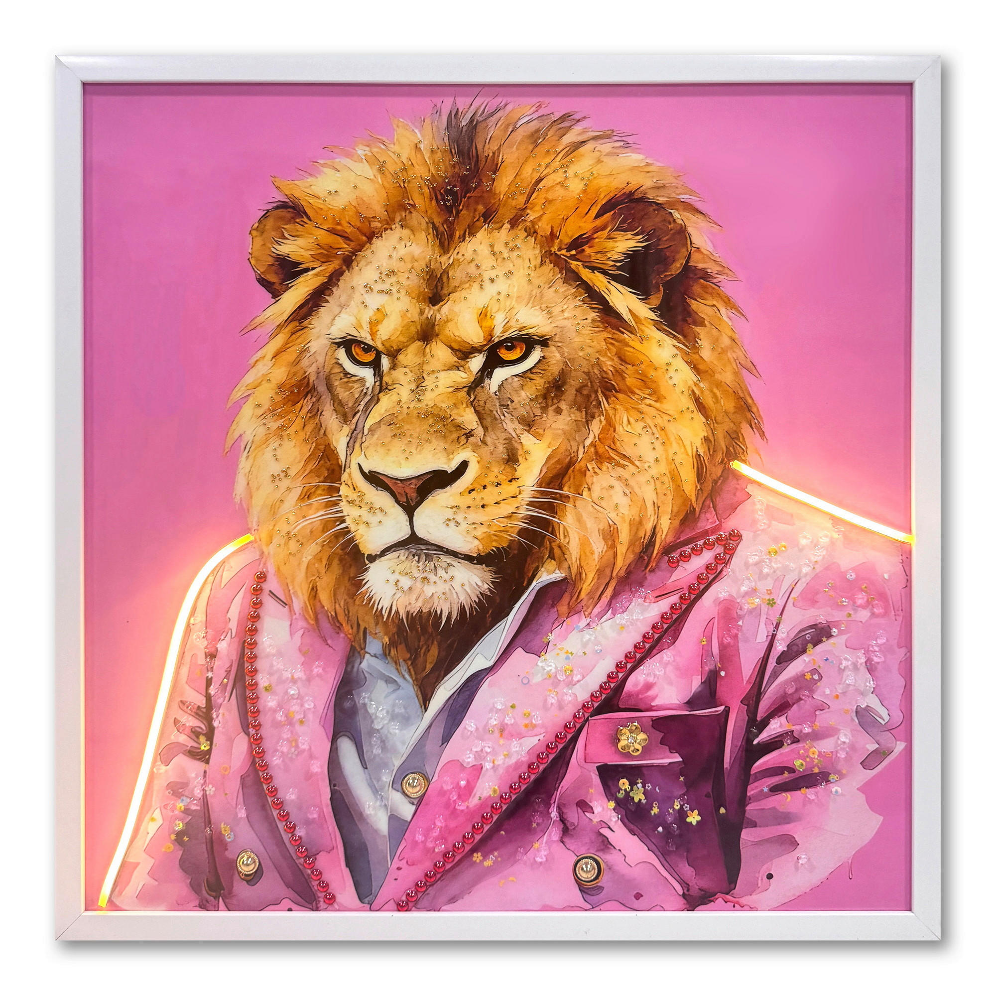 LED-DEKOLEUCHTE George 62/3,3/62 cm  - Multicolor, Basics, Kunststoff (62/3,3/62cm)