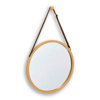 WANDSPIEGEL    in  - Naturfarben, Basics, Glas/Holz (38/38/1,5cm) - Zeller Present